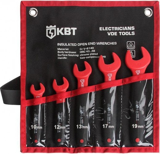 Набор ключей рожковых диэлектрических КВТ НИИ-06 1000 V 61253