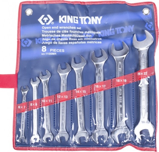 Набор ключей рожковых KING TONY 1108MR 8 предметов