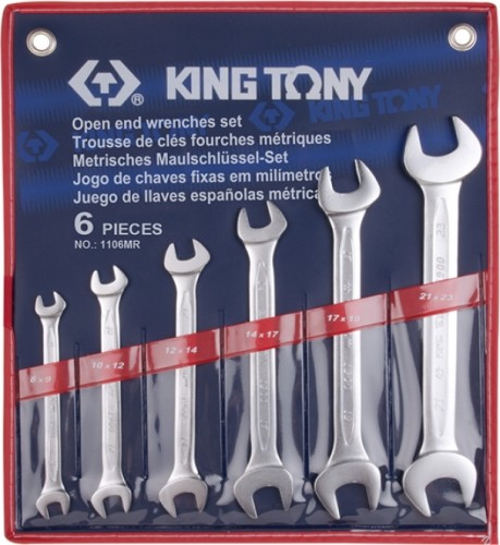 Набор ключей рожковых KING TONY 1106MR 6 предметов