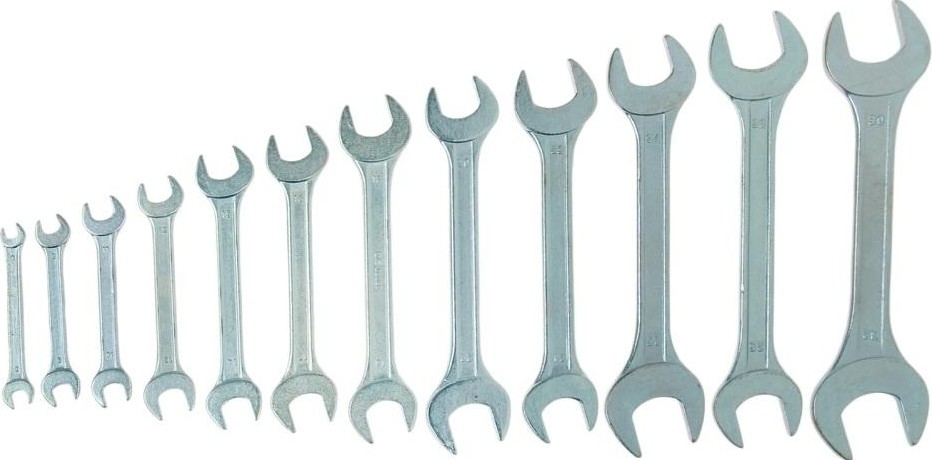 Набор ключей рожковых Sparta 6х32 мм, 12 предметов 152945 - изображение 2