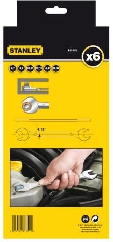 Набор ключей рожковых STANLEY 4-87-051 6 предметов - изображение 2