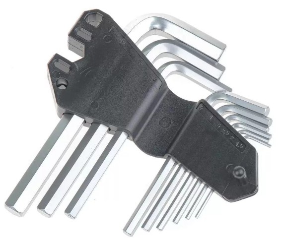 Набор ключей шестигранных ARNEZI R1060030 HEX короткие с магнитайзером 9пр - изображение 2