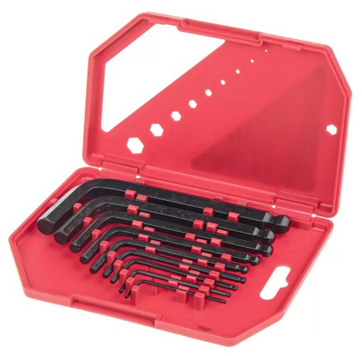 Набор ключей шестигранных ARNEZI R1060042 HEX с шаром короткие металл S2 9пр