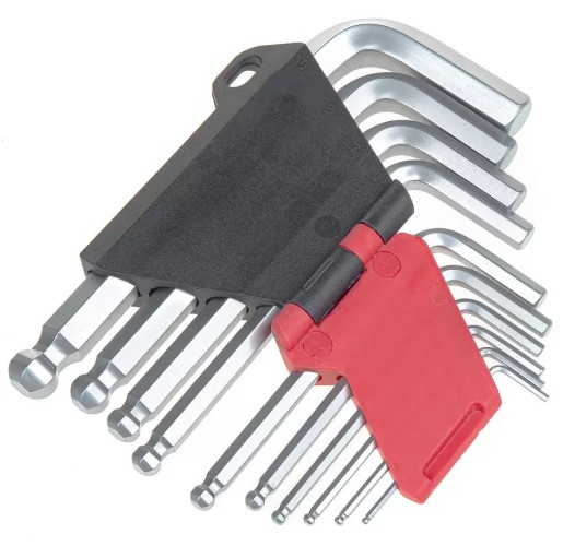 Набор ключей шестигранных ARNEZI R1060039 HEX с шаром короткие 10пр - изображение 2