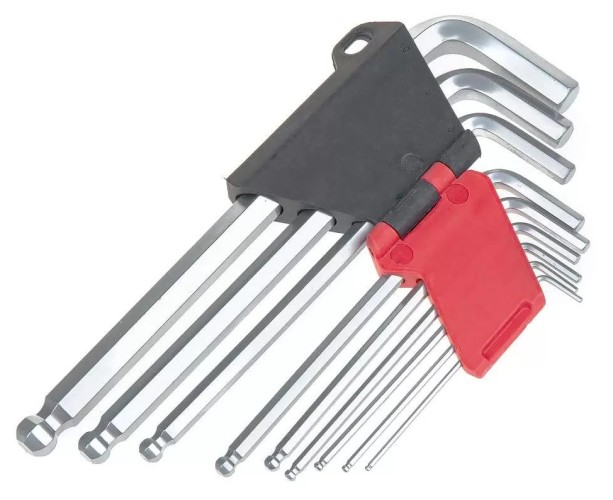 Набор ключей шестигранных ARNEZI R1060037 HEX с шаром 9пр - изображение 2