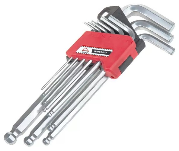 Набор ключей шестигранных ARNEZI R1060037 HEX с шаром 9пр