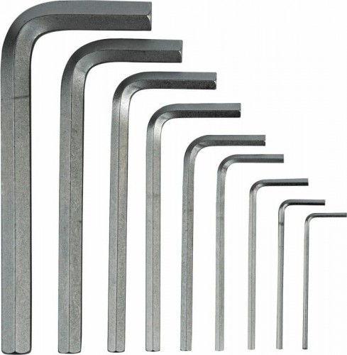 Набор ключей шестигранных Denzel HEX 1,5-10 мм, crv, 9 шт. 12366 - изображение 2