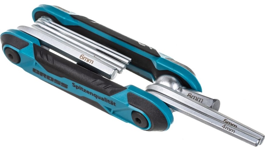 Набор ключей шестигранных GROSS 16412 имбусовых HEX, 1,5-8 мм, 8 шт. - изображение 3