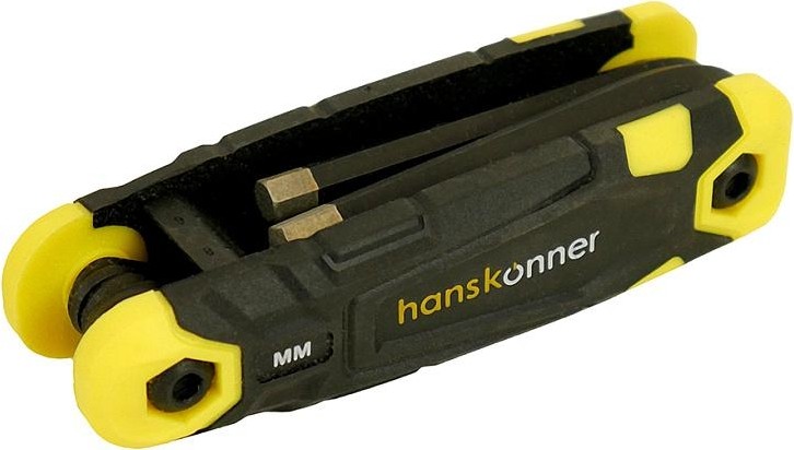 Набор ключей шестигранных HANSKONNER HK1045-04-8H s2 8шт 1,5-8мм, склад. кейс
