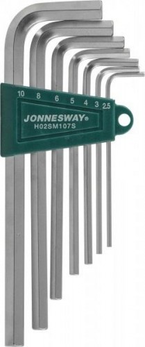 Набор ключей шестигранных JONNESWAY H02SM107S 2,5-10мм, 7 предметов 047091