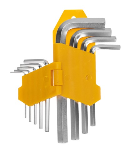 Набор ключей шестигранных Kranz KR-12-5215 HEX 1,5-10 мм, CrV, 9 шт. - изображение 2