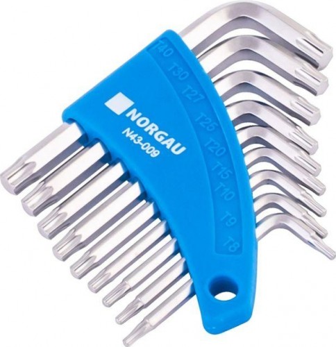 Набор ключей шестигранных Norgau тип N43-0098 torx 9 предметов 061047809