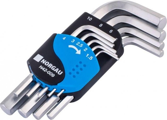 Набор ключей шестигранных Norgau тип N42-009 9 предметов 061003809