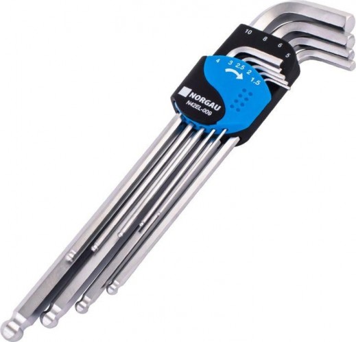 Набор ключей шестигранных Norgau тип N42EL-009 9 предметов 061007809
