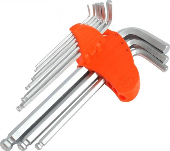 Набор ключей шестигранных PATRIOT SKH-9, шестигранные с шаром 1,5-10мм, 9 предметов 350002003 - изображение 3