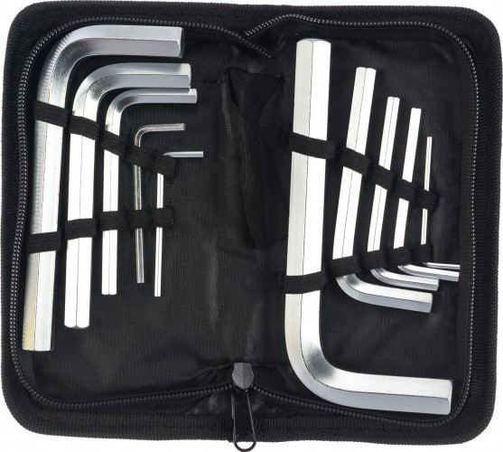 Набор ключей шестигранных STAYER HEX 2 "master" короткие, cr-v, 10 пр. 2740-H10_z01