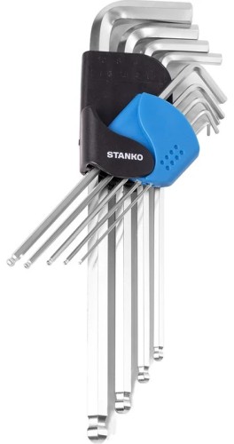 Набор ключей шестигранных STANKO CS11119XL угловых экстрадлинных 9шт. - изображение 2