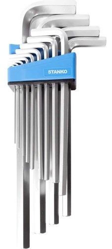 Набор ключей шестигранных STANKO CS11113 угловых длинных 13шт. (2-19мм)