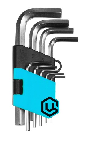 Набор ключей шестигранных ЦЕНТРОИНСТРУМЕНТ 2050 коротких, 9шт.