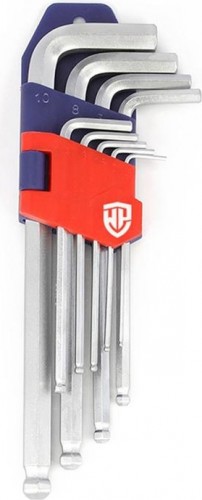Набор ключей шестигранных WORKPRO WP222006 с шаром 9шт. в держателе - изображение 2
