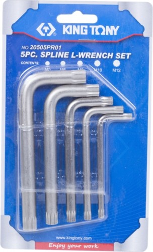 Набор ключей SPLINE KING TONY 20505PR01