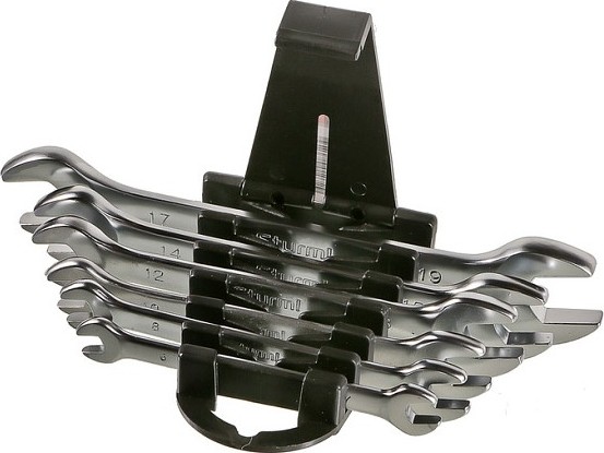 Набор ключей Sturm 1045-01-SS6 (6x7-17х19) 6 предметов - изображение 4