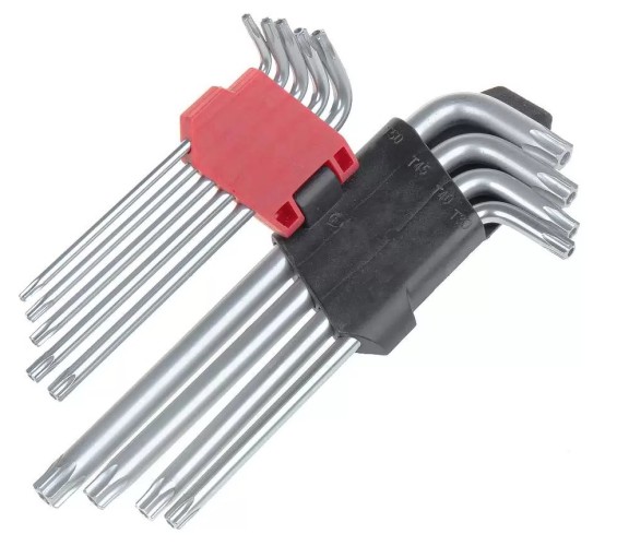 Набор ключей TORX ARNEZI R1061032 с отверстием 9пр - изображение 2