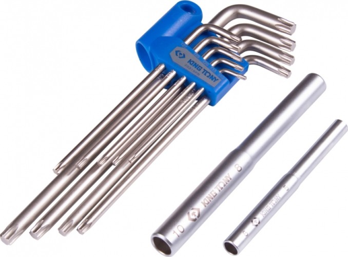 Набор ключей TORX KING TONY 20319PRU T10-T50, длинные, 11 предметов