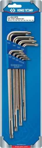 Набор ключей TORX KING TONY 20419PR