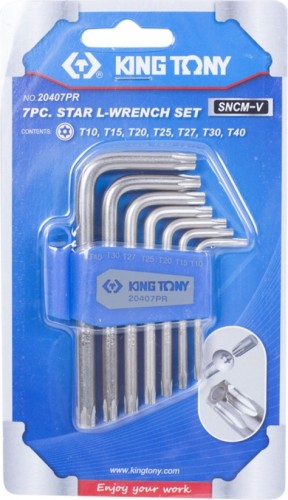 Набор ключей TORX KING TONY 20407PR - изображение 3