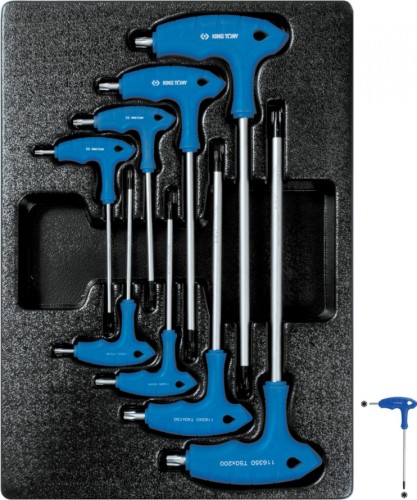 Набор ключей TORX KING TONY 9-22308TR ложемент, 8 предметов