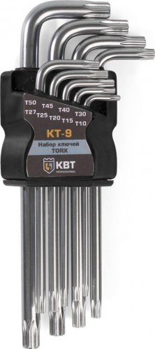 Набор ключей TORX КВТ КТ-9 (т10-т50) 79202 - изображение 3
