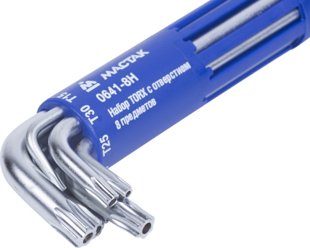 Набор ключей TORX МАСТАК 0641-8HB 8 предметов