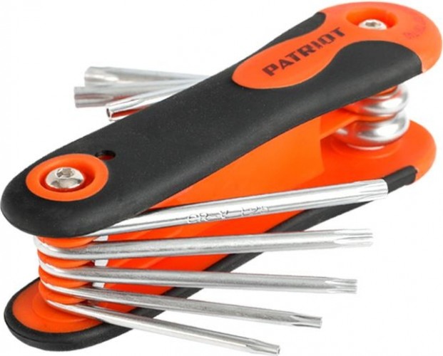 Набор ключей TORX PATRIOT SKT-8FT9-T40 складные 350002009