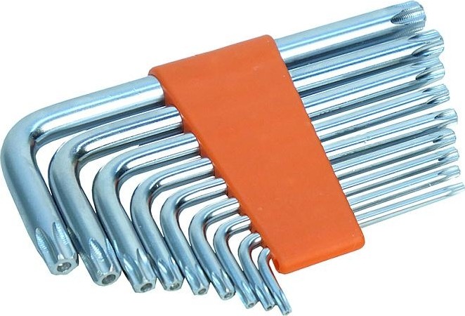 Набор ключей TORX Sturm 1045-04-9x9-TS имбусовые cr-v, t10-t50, короткие, 9шт. - изображение 3
