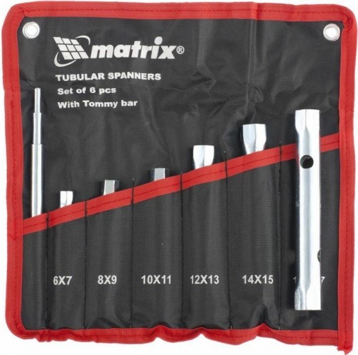 Набор ключей трубчатых торцевых MATRIX 13719 7 предметов