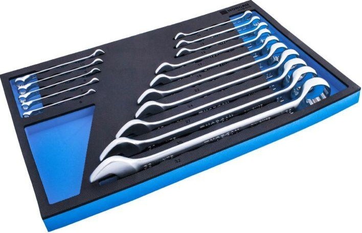 Набор комбинированных изогнутых ключей Norgau тип N7B-15 15 предметов 060223815