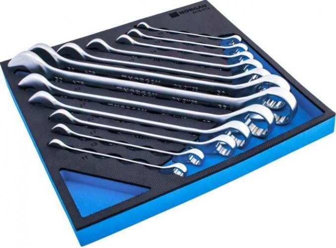 Набор комбинированных изогнутых ключей Norgau тип N7B-012 12 предметов 060223812