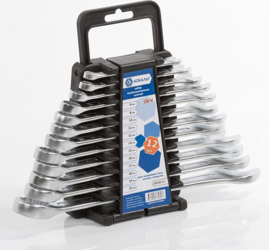 Набор комбинированных ключей Кобальт 020105-12 - изображение 3