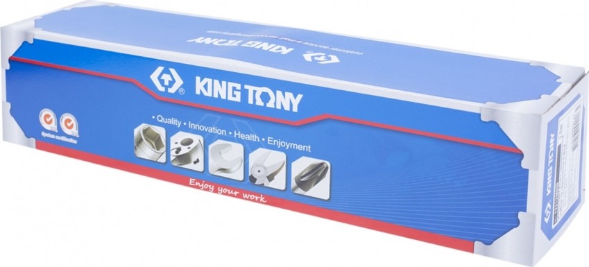 Набор комбинированных ключей с трещоткой KING TONY 12212MRN 12 предметов - изображение 3