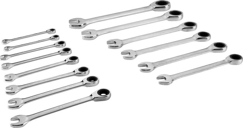 Набор комбинированных ключей DEKO dkht14 трещоточных в сумке (14 предметов) 065-0989