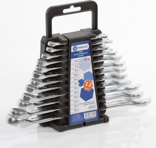 Набор комбинированных ключей Кобальт 020104-12 - изображение 3