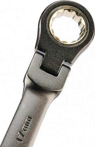 Набор комбинированных ключей WORKPRO WP202521 трещоточные с шарниром 8шт. (9-17мм) - изображение 2