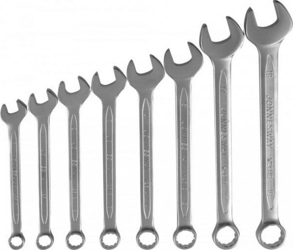Набор комбинированных ключей JONNESWAY W264108PRS 8 предметов 047376