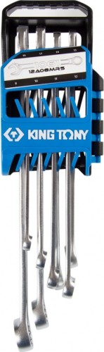 Набор комбинированных ключей KING TONY 12A08MRS 8 пред.