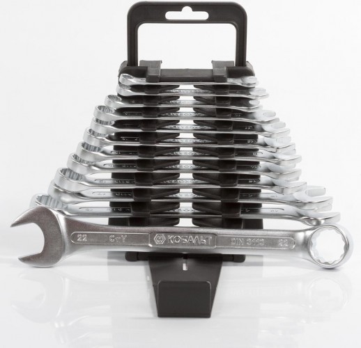Набор комбинированных ключей Кобальт 020104-12 - изображение 2