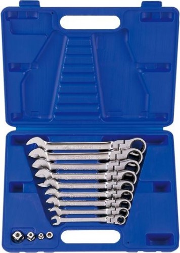 Набор комбинированных ключей с трещоткой KING TONY 13013MR 13 предметов