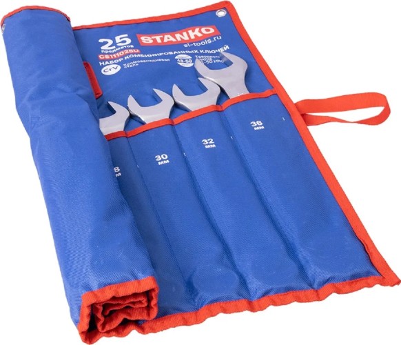 Набор комбинированных ключей STANKO CS111025U 25 предметов (6-36 мм) - изображение 2