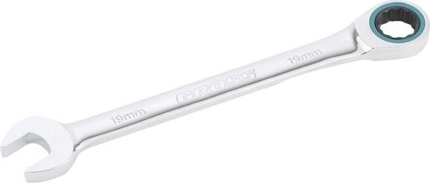 Набор комбинированных ключей с трещоткой GROSS 14890 7 предметов - изображение 2