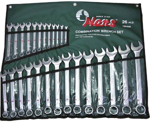 Набор комбинированных ключей HANS 16626M 6-32 мм 26 шт